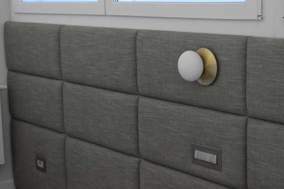 Stan Cvjetni, tapecirano uzglavlje kreveta po mjeri 